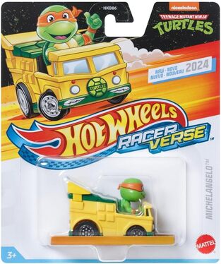 Hot Wheels Racer Verse Teenage Mutant Ninja Turtles Michelangelo - HRT28