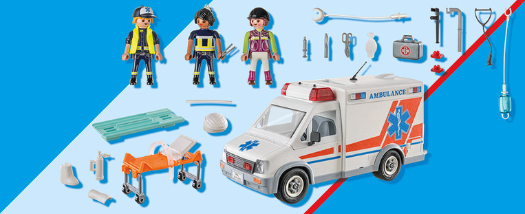 Playmobil City Action Ασθενοφόρο Με Διασώστες - 71232