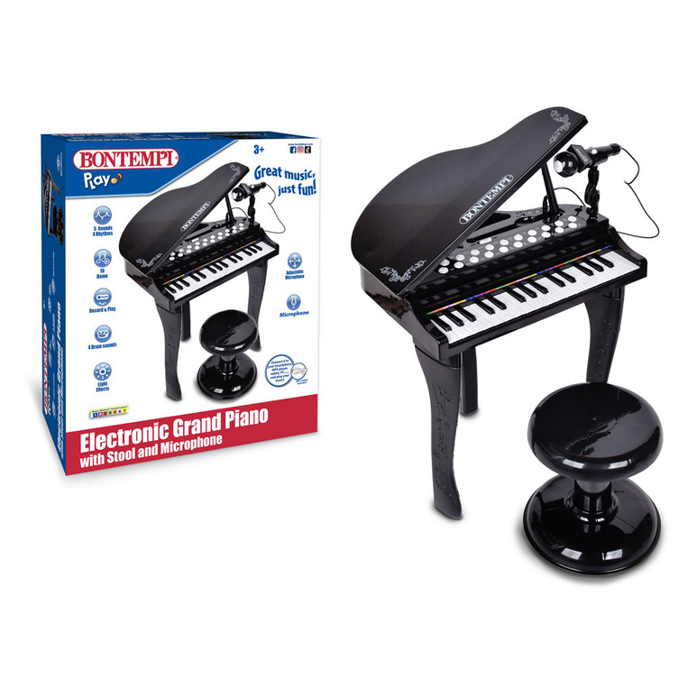 Electronic Tail Piano With Microphone And Stool - 103030