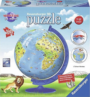 Puzzle Υδρόγειος Για Παιδιά 180Τεμ. - 12342