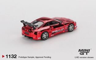 Mini GT Toyota Supra (A80) Top Secret GT-300 Red Chrome LHD - MGT01132LHD 
