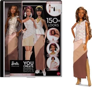 Barbie Συλλεκτική Κούκλα You Create Barbie Basics Neutral Kit - JJX35