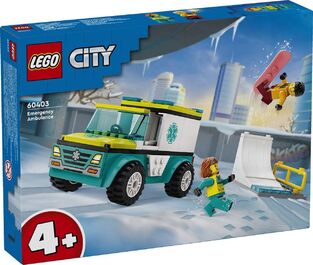 LEGO City Emergency Ambulance And Snowboarder - 60403