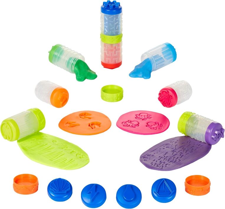 Wonder Factory Πλαστελίνες Never Dry Dough Mega Box Set - 595137EUC