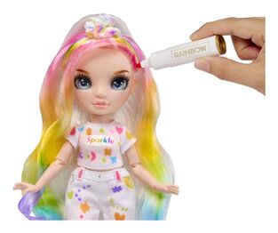 Rainbow High Color & Create Diy Fashion Doll - Blue Eyes - 594123EUC