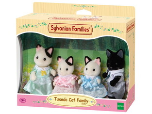 Sylvanian Families Οικογένεια Tuxedo Cat - SF5181