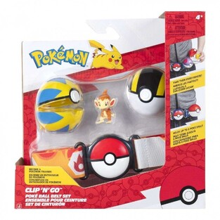 Pokemon Clip 'N' Go Ζώνη, Poke Balls και Φιγούρα Chimchar - PKW4168