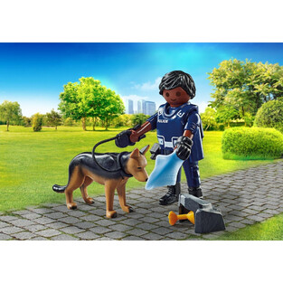Playmobil Special Plus Αστυνομικός Με Σκύλο-Ανιχνευτή - 71162