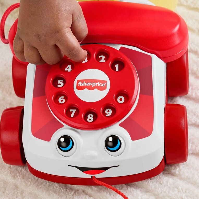 Fisher Price 80 Χρόνια Mattel Συρόμενο Τηλεφωνάκι - JGG97