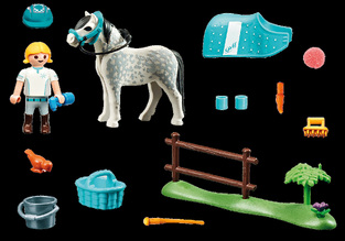 Playmobil Country Αναβάτρια Με Classic Πόνυ - 70522