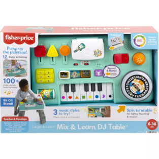 Fisher Price Eκπαιδευτική Κονσόλα DJ με Φώτα και Ήχους - HRB61