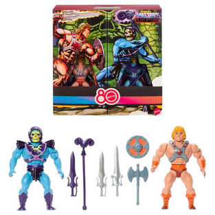 Masters of the Universe Origins 80 Anniversary Mattel He-Man and Skeletor - JFX04