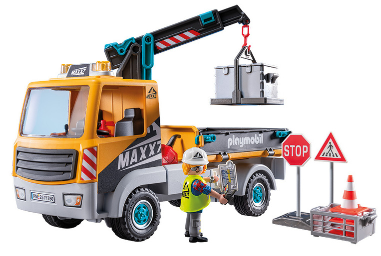Playmobil Action Heroes Φορτηγό Με Γερανό - 71750
