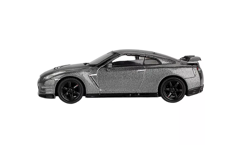 Mini GT Nissan GT-R Nismo R35 CRS Version Dark Metal Gray - MGT01089RHD