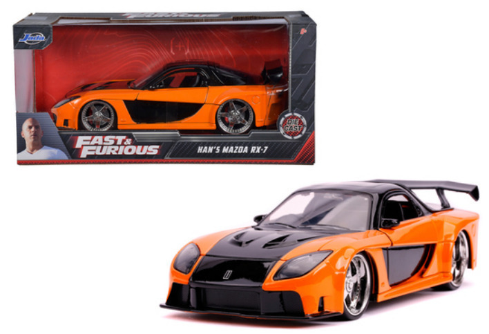 Fast & Furious - Han's Mazda RX-7 Diecast Model (1/24) - 253203058