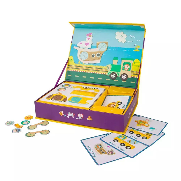 Classic World Magnetic Traffic & Transportation – Μαγνητικό Παιχνίδι Μέσα Μεταφοράς - C20026