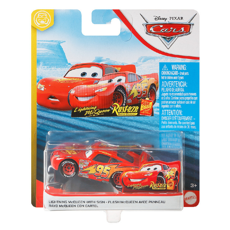 Cars Lightning McQueen With Rusteze Sign - GCC81