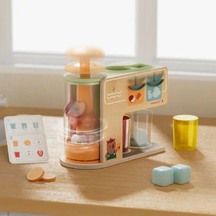 Top Bright: Ξύλινος Αποχυμωτής Με 12 Αξεσουάρ - 460136