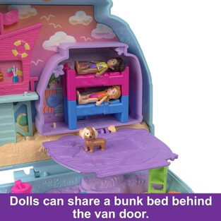 Polly Pocket Seaside Puppy Ride Compact - HRD36