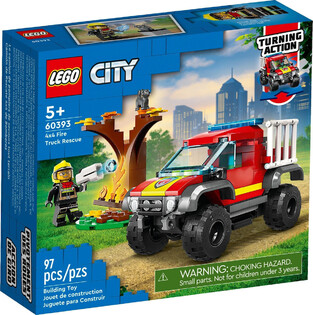 LEGO City 4x4 Fire Truck Rescue - 60393