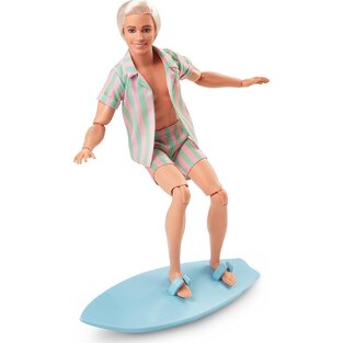 Barbie The Movie Κούκλα Ken Pastel Striped Beach Matching Set - HPJ97