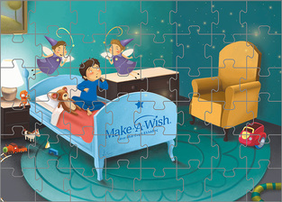 50/50 Games Παζλ Κάνε-Μια-Ευχή Ελλάδος (Make-A-Wish) - 48 Τεμ.505319