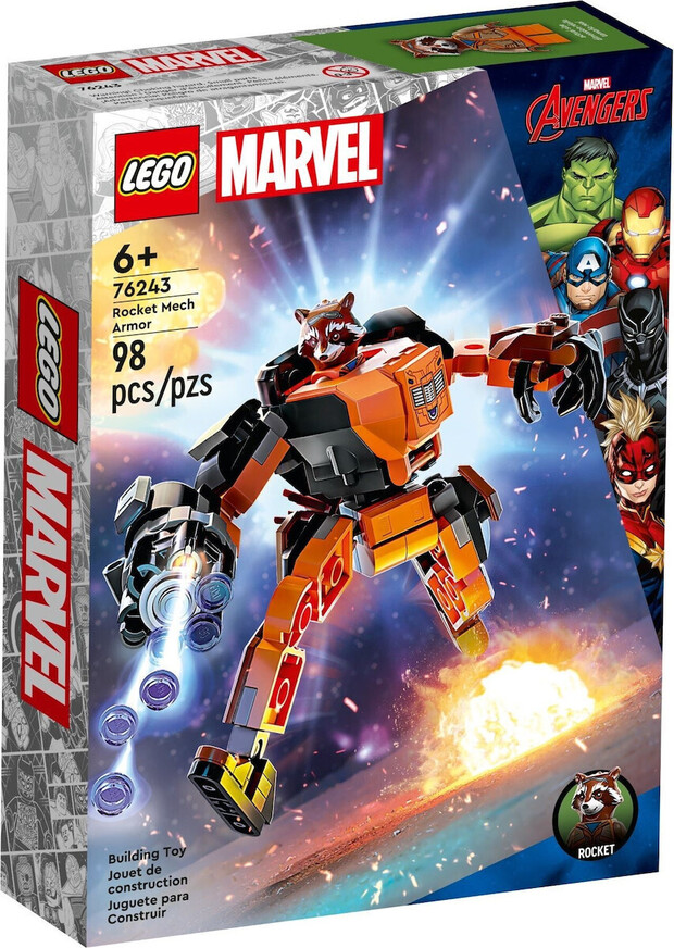 LEGO Marvel Rocket Mech Armor - 76243