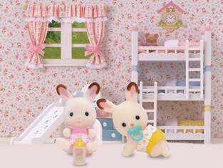 Sylvanian Families Chocolate Rabbit Twins - SF5420