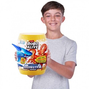 Robo Alive Deep Sea Monster Surprise Βαρέλι με Καρχαρία και 15+ Εκπλήξεις - 11871155A