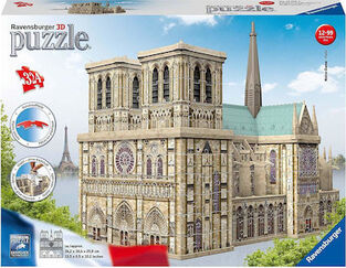 3D Puzzle Maxi Νοτρ Νταμ - Notre Dame 324 Τεμ. - 12523
