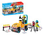 Playmobil Action Heroes Οδοστρωτήρας Και Εργάτες - 71751