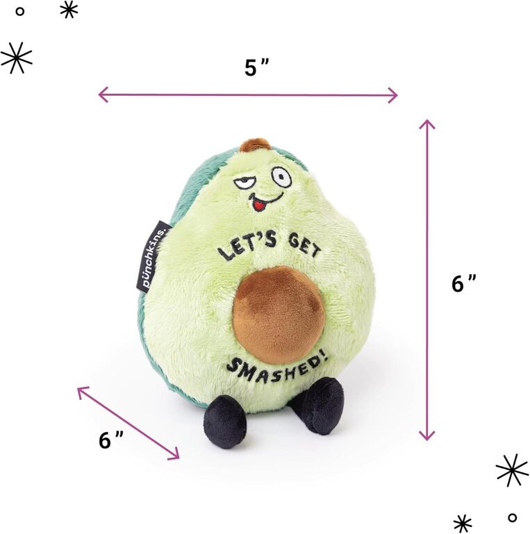 Punchkins Λούτρινο Αβοκάντο "Let's Get Smashed" - GC99053