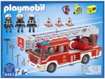 Playmobil City Action Όχημα Πυροσβεστικής Με Σκάλα Και Καλάθι Διάσωσης - 9463