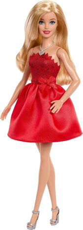 Barbie Κόκκινο Φόρεμα - 80 Χρόνια Mattel - JGD25