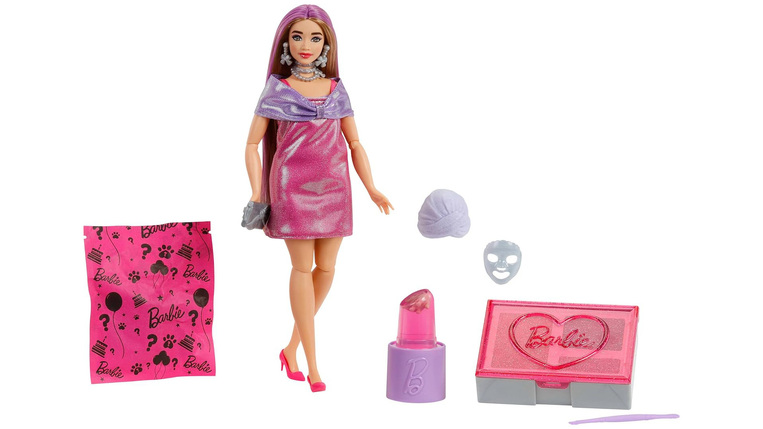 Barbie Party Unboxed Glam Party - Curvy Doll- jFY67