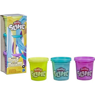 Play-Doh Slime Compound 3-Pack Yellow Purple Teal - E8789 / E8809