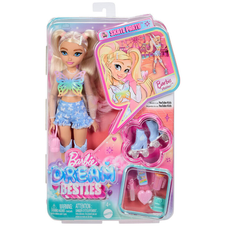 Barbie Dream Besties Malibu Skater Doll - JFX96