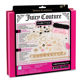 Make It Real Juicy Couture Gold 5 DIY Chains And Charms - FK4404