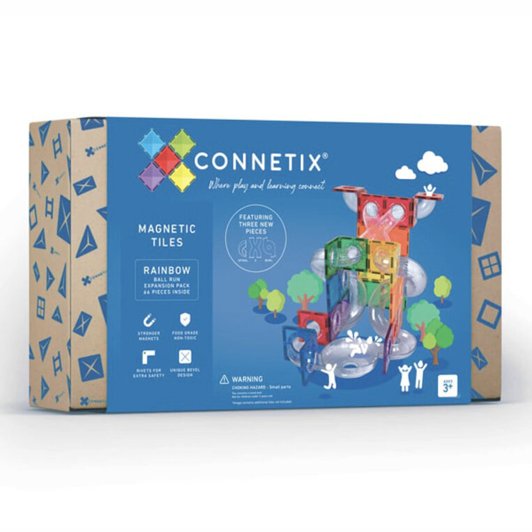 Connetix Ball Run Expansion Pack Μαγνητικά Τουβλάκια Κατασκευών 66τμχ - CT-R-00066-BR