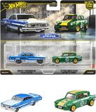HW Premium Σετ των 2 - Custom '64 Galaxie 500 & '67 Ford Anglia Racer - JHW50