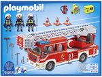 Playmobil City Action Όχημα Πυροσβεστικής Με Σκάλα Και Καλάθι Διάσωσης - 9463