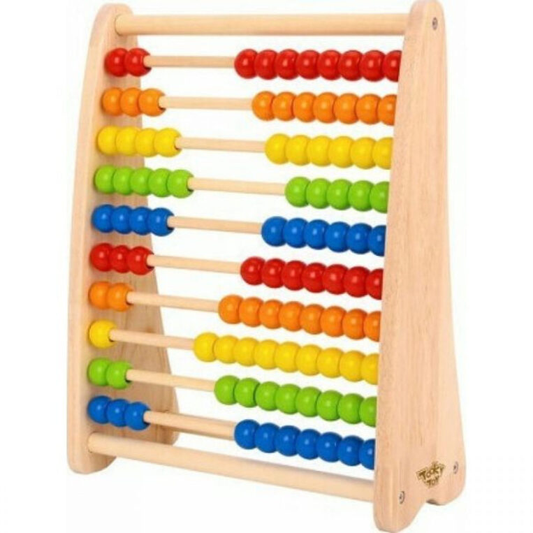 Tooky Toys Ξύλινο Αριθμητήριο Mε 100 Χάντρες - TKC300A