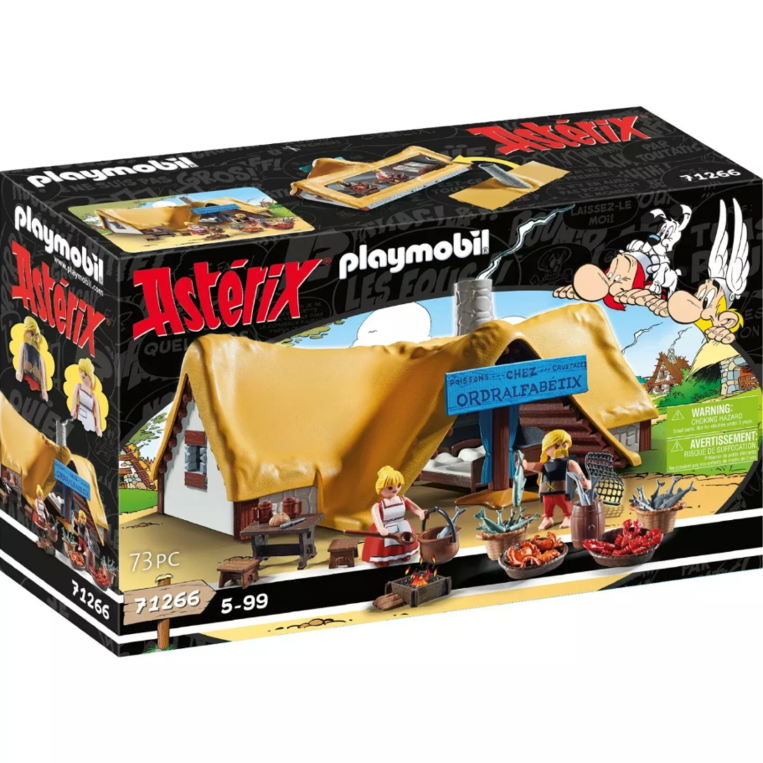 Playmobil Asterix: Η Καλύβα Του Ψαρά Αλφαβητίξ - 71266