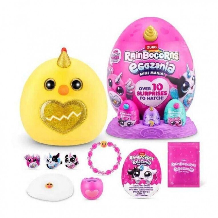 Rainbocorns Eggzania Mini Mania Egg with Plush Surprise Series - 11809296