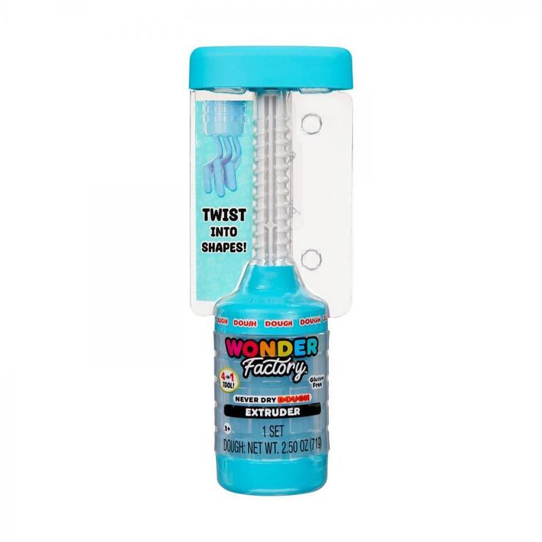 Wonder Factory - Never Dry Dough Extruder Blue - 532262EUC