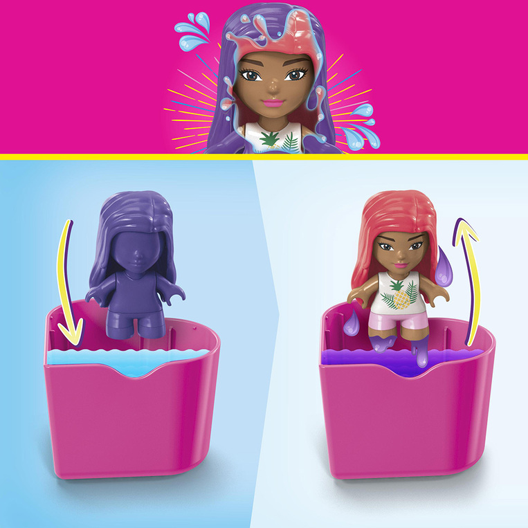 Mega Barbie Color Reveal - Φιγούρα Με Αξεσουάρ Beach Day - HHP86