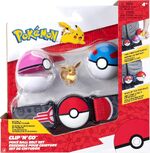 Pokemon Clip 'N' Go With Belt, Poke Balls And Figure Eevee - PKW4167
