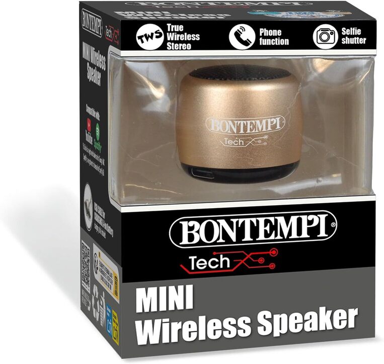 Bontempi Mini Wireless Speaker Gold - 4901102