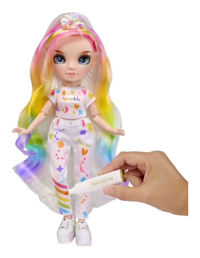 Rainbow High Color & Create Diy Fashion Doll - Blue Eyes - 594123EUC