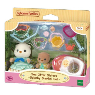 Sylvanian Families Sea Otter Sisters Splashy Snorkel Set - SF5804